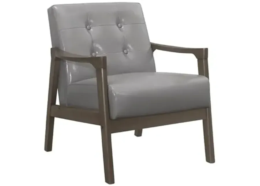 1050GY-1 Accent Chair-Grey