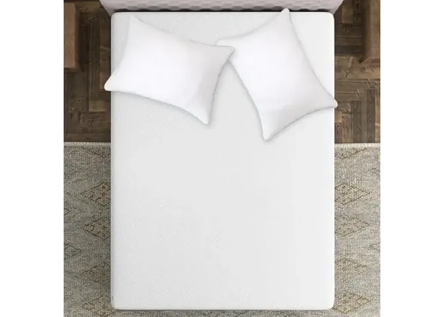 Sealy Clean Protection Waterproof Comfort Knit Fitted Queen Mattress Protector & 2 Pack Standard/Queen Soft Cotton Temperature Balancing Pillows Machine Washable Bundle
