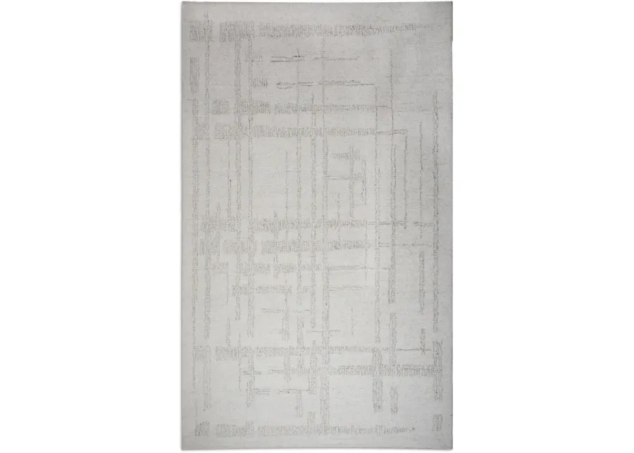 Montane 2 Spikes Ivory Area Rug - 8 0  X 10 0 