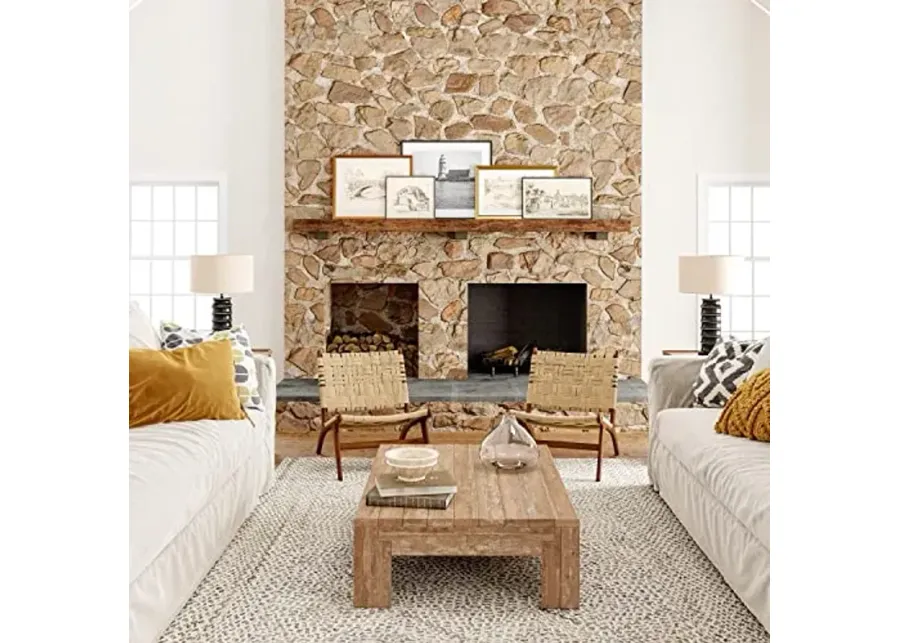 Rugs USA Celestine Trellis Jute Area Rug, 7'6" x 9'6\-Natural