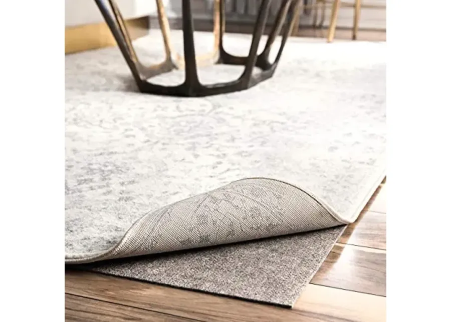nuLOOM 6' x 9' Premium Eco-Friendly Felt Rug Pad, 1/8 " Thick Low Profile, Non-Slip Backing, Customizable Size, Hardwood, Carpet, Tile, Vinyl, Linoleum, Made in USA, 100% Recycled Materials-Grey 1 70282-nuloom-6-x-9-premium-eco-friendly-felt-rug-pad-1-8-thick-low-profile-non-slip-backing-customizable-size-hardwood-carpet-tile-vinyl-linoleum-made-in-usa-100-recycled-materials-grey-1.webp