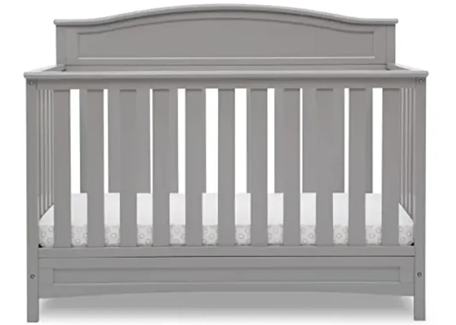 Delta Children Emery 4-in-1 Convertible Baby Crib, Pack of 1, Grey-Grey