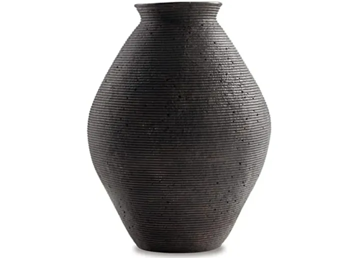 70478-signature-design-by-ashley-hannela-17-modern-distressed-polyresin-vase-antique-brown-dark-brown-1.webp