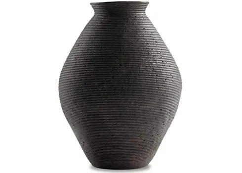 70478-signature-design-by-ashley-hannela-17-modern-distressed-polyresin-vase-antique-brown-dark-brown-1.webp