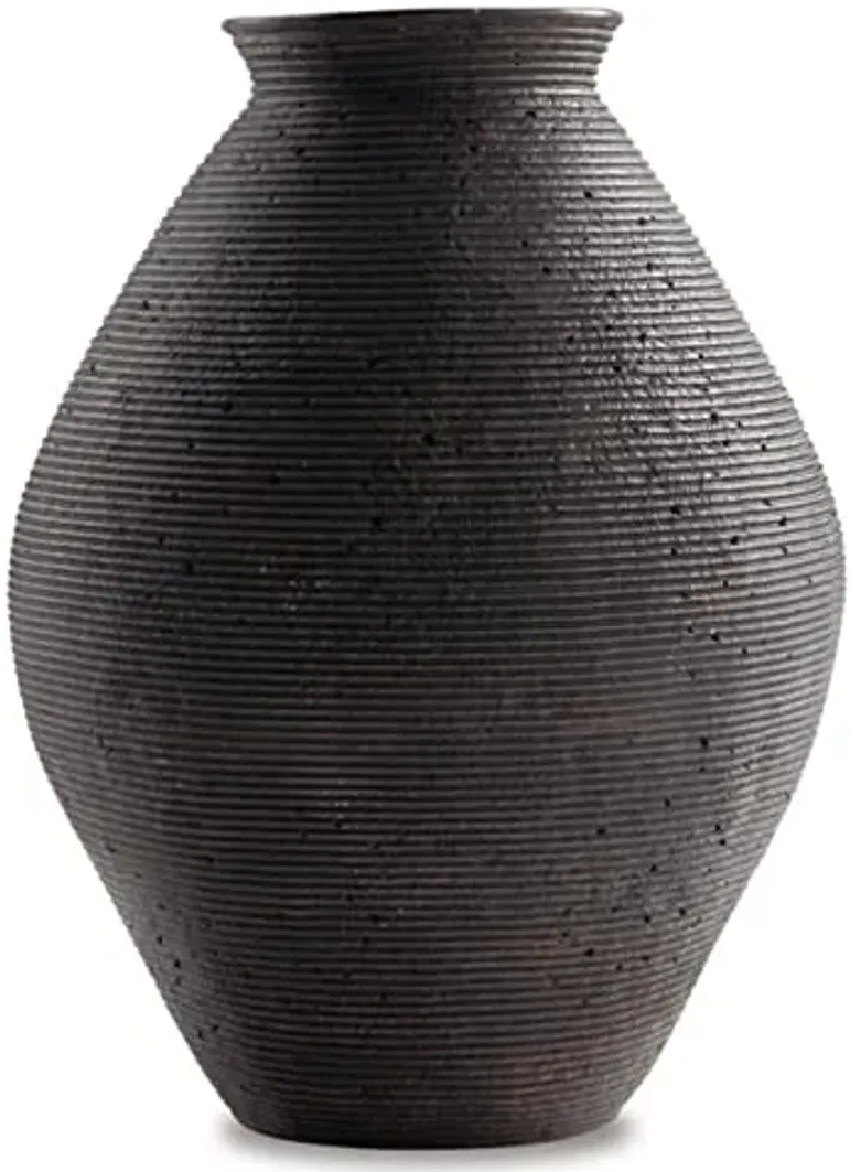 70478-signature-design-by-ashley-hannela-17-modern-distressed-polyresin-vase-antique-brown-dark-brown-1.webp