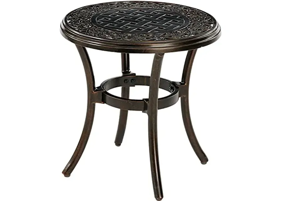 Hanover Traditions 18" Round Side End Table, Weather Resistant Cast Aluminum Patio Table for Backyard, Deck, or Porch, Bronze Finish-Bronze 1 70668-hanover-traditions-18-round-side-end-table-weather-resistant-cast-aluminum-patio-table-for-backyard-deck-or-porch-bronze-finish-bronze-1.webp