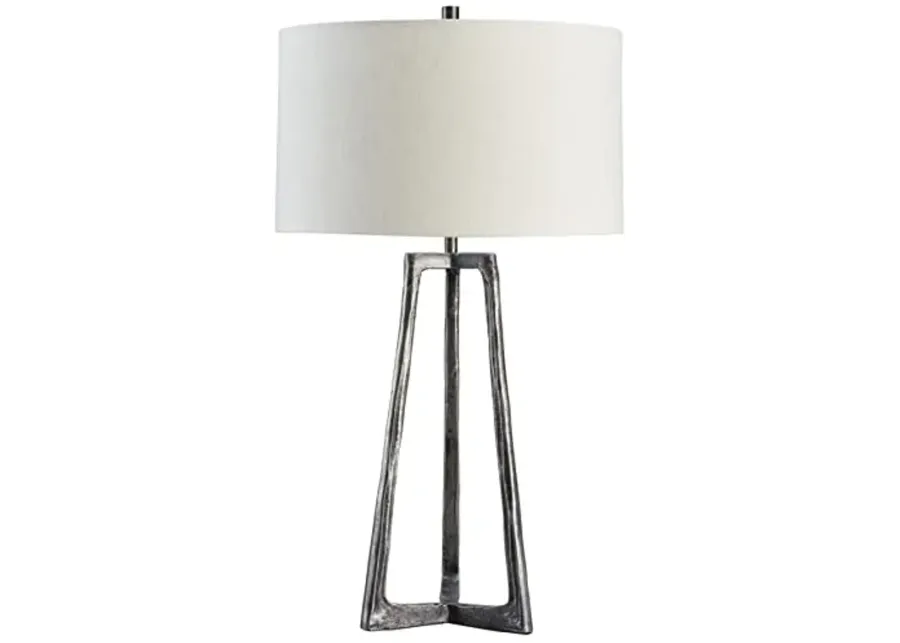 Signature Design by Ashley Wynlett Casual 34.63" Table Lamp, Antique Pewter Finish-Antique Pewter Finish