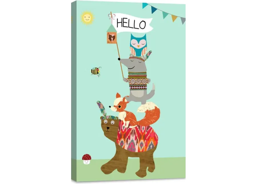 Hello Sentiment On Canvas