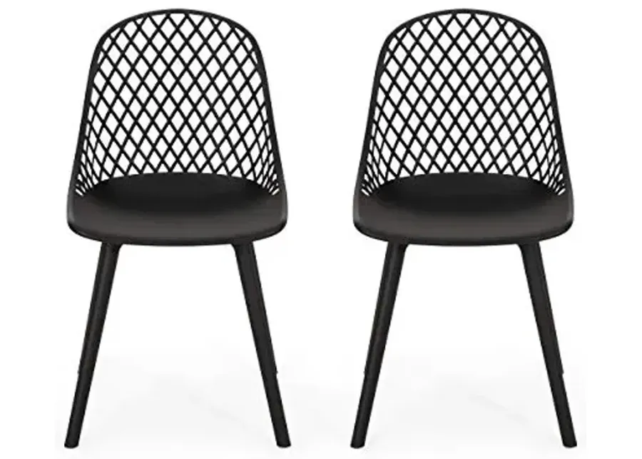 Christopher Knight Home Delora Outdoor Modern Dining Chair (Set of 2), Black-Black 1 71080-christopher-knight-home-delora-outdoor-modern-dining-chair-set-of-2-black-black-1.webp