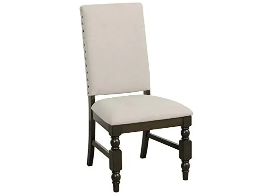 Homelegance HO-5167FS Dining Chair, Beige-Beige