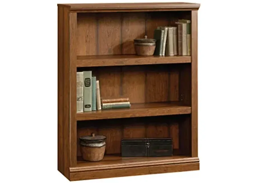 Sauder Miscellaneous Storage 3-Shelf Bookcase/ Book shelf, Washington Cherry finish-Washington Cherry Finish