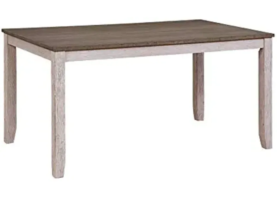 Lexicon Ameillia Dining Table, White-White