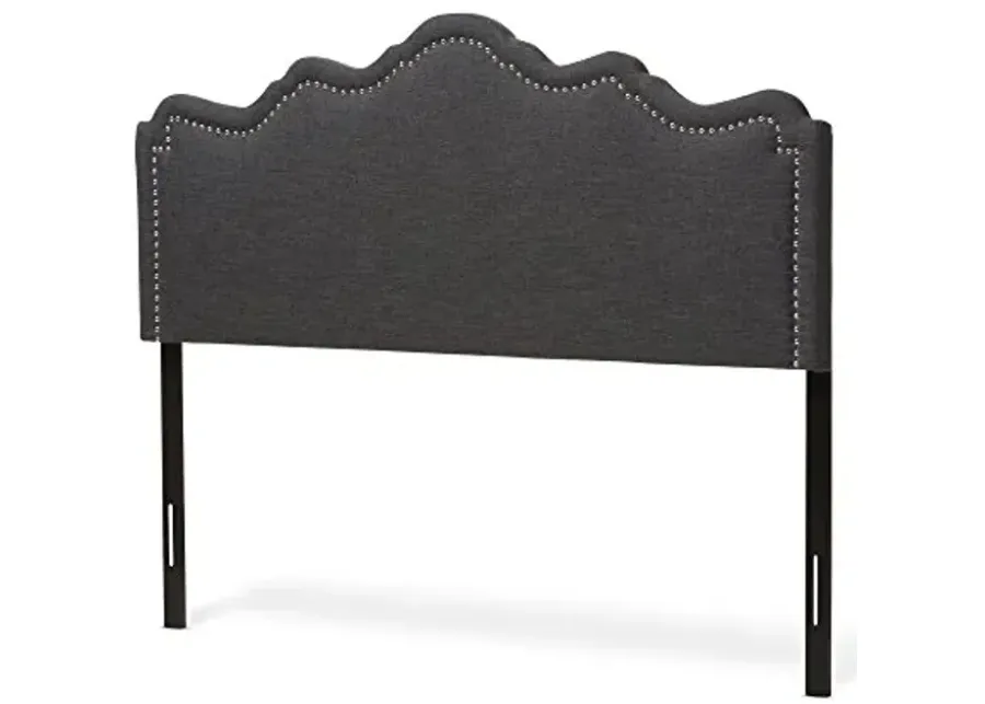 Baxton Studio Nadeen Headboard, Queen, Dark Grey-61.4