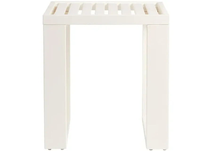 Kaiko Side Table In White Pu-20