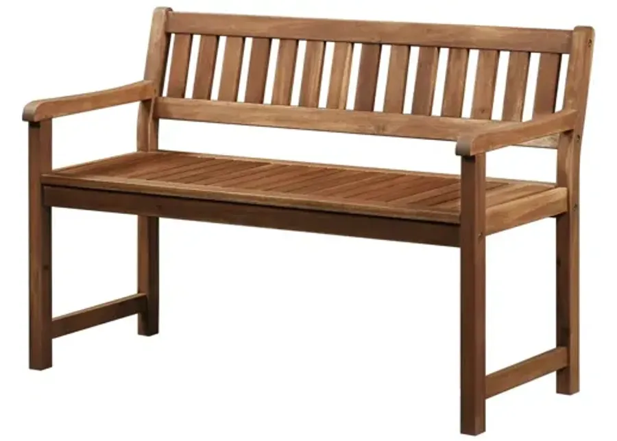 Catalan Bench Teak Finish-45