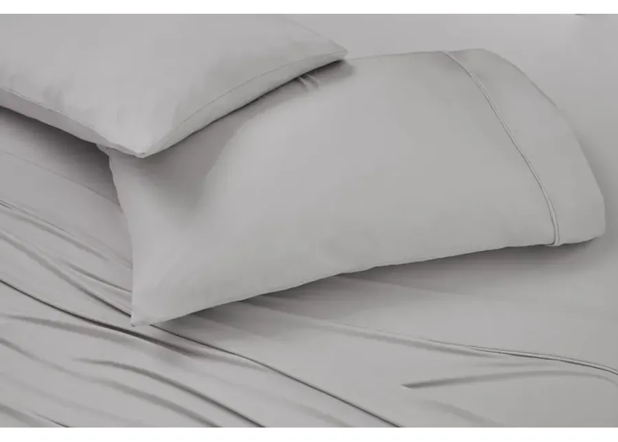 Bedgear Ver-Texé©?Light Grey Split King Sheet Set-Light Grey