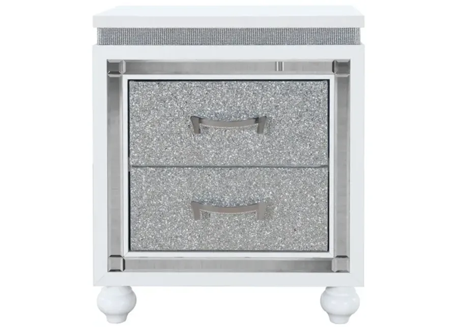 Collete White Nightstand-22
