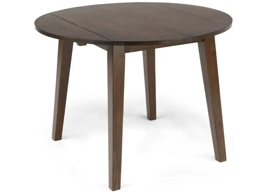 Bauer 42  round drop leaf table