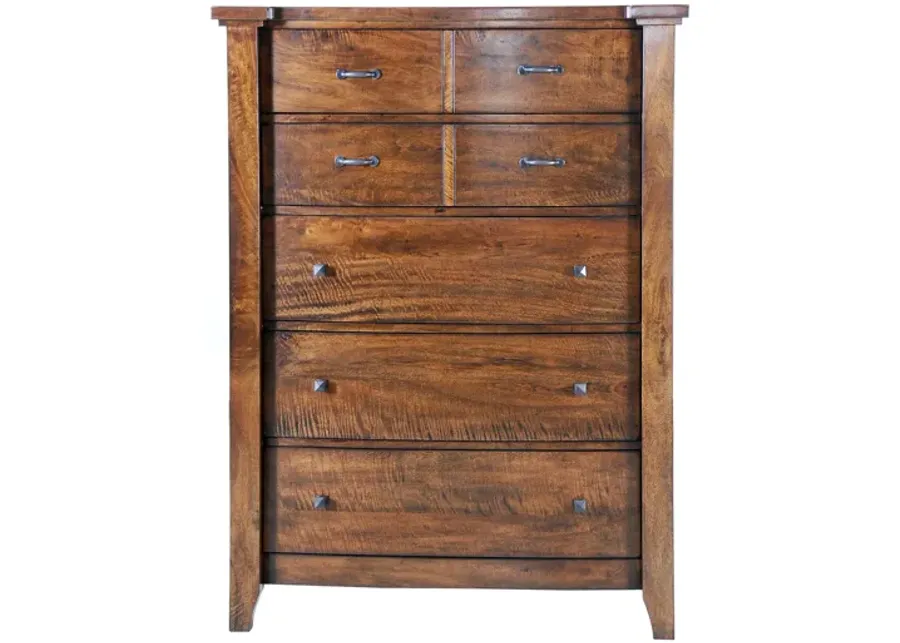 Whistler Solid Mango 5-Drawer Chest-42