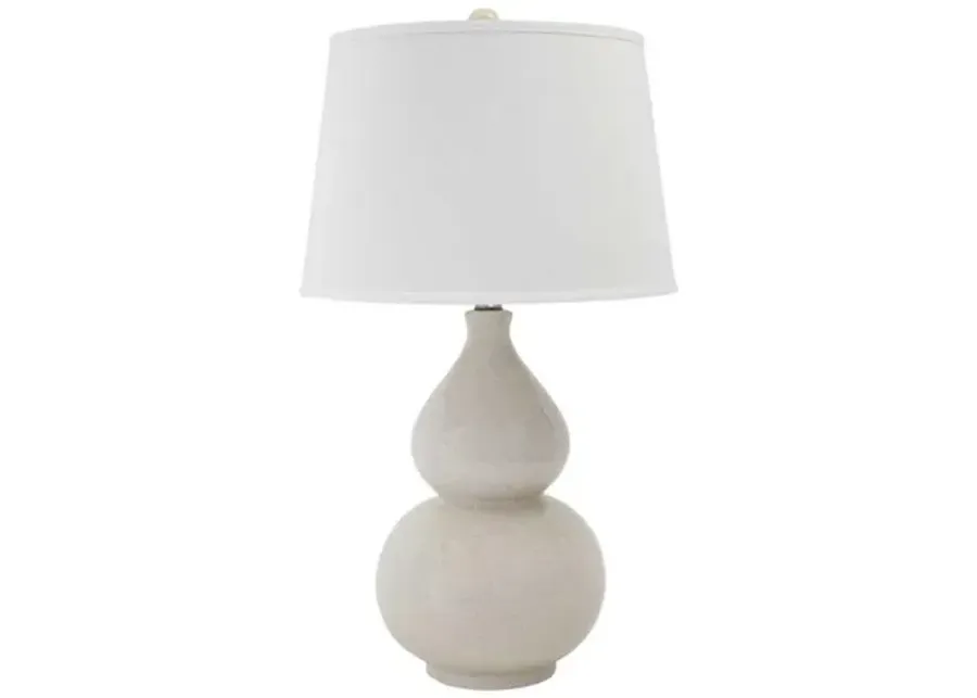 Cream Ceramic Table Lamp-17