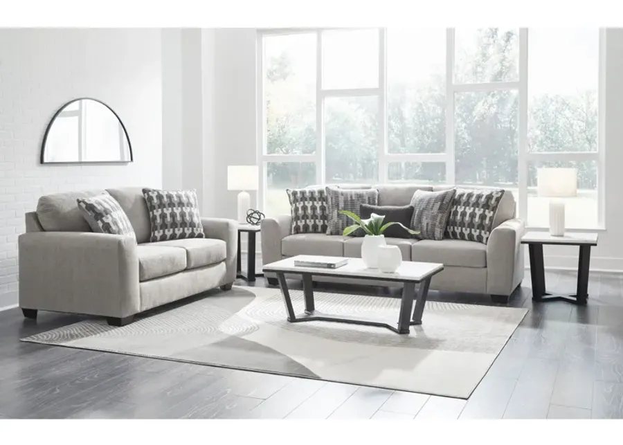 Avenal Park Flannel 8-Piece Living Room Set