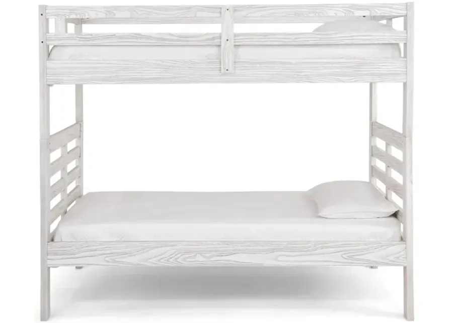 Skyler Twin Twin Bunk - White