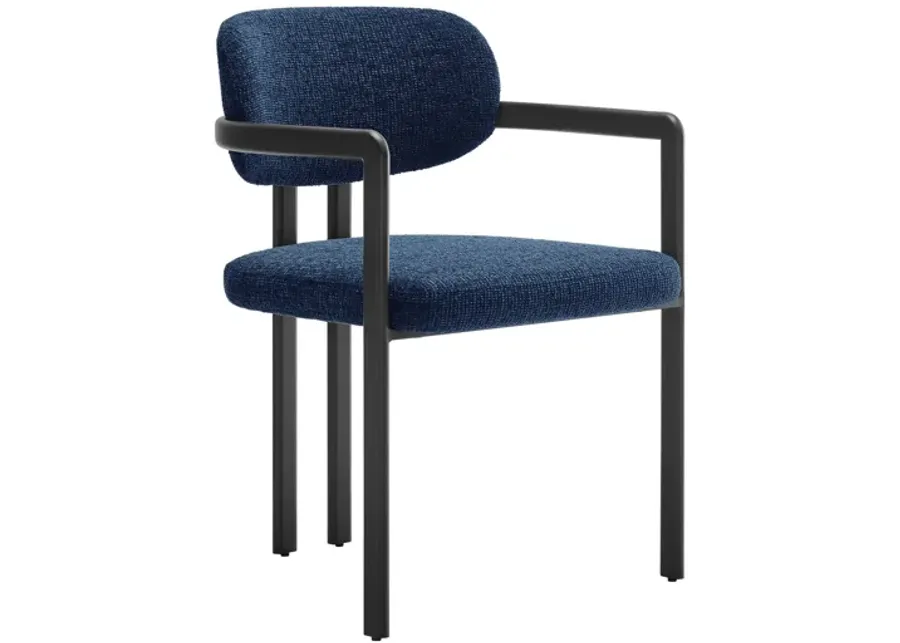 Elio Barrel Fabric and Metal Dining Chair by Modway-21