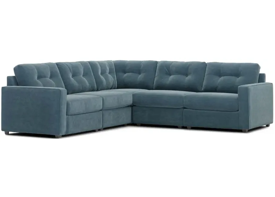 ModularOne Teal 5-Piece Sectional-106