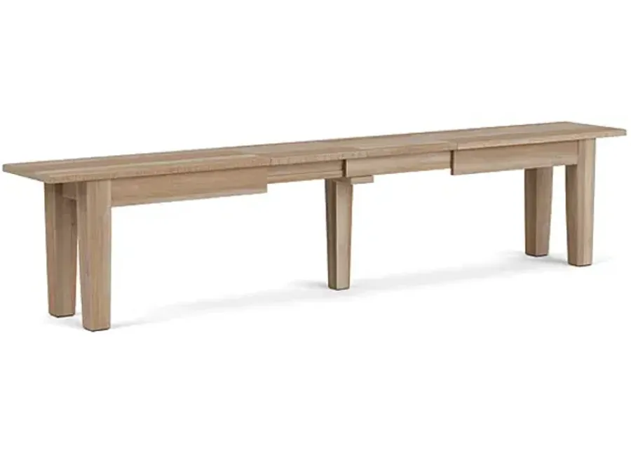 Sierra Extendable Dining Bench by Daniel's Amish-84