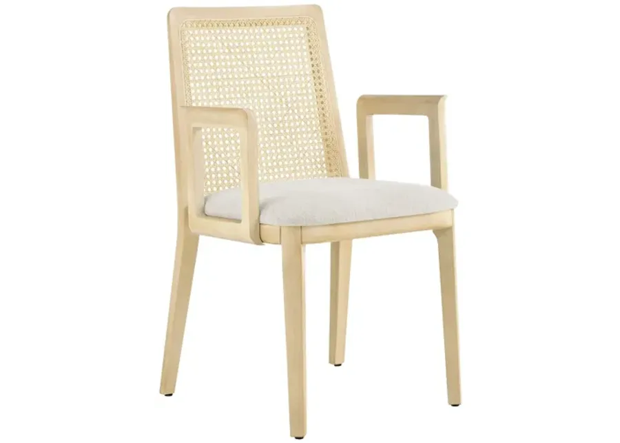 Monarch Wood and Rattan Dining Armchair by Modway-20