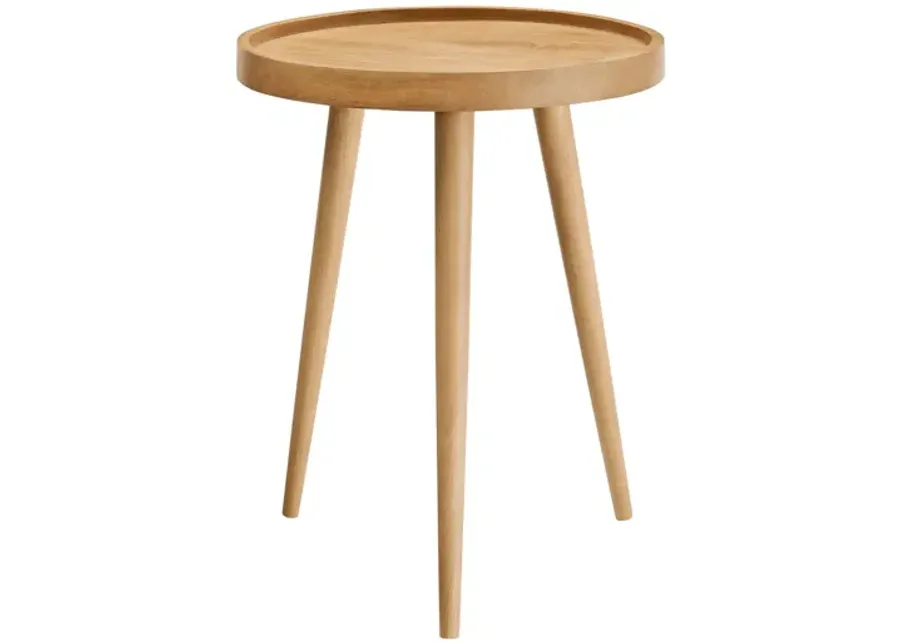 Chiro Round Wood Side Table-18