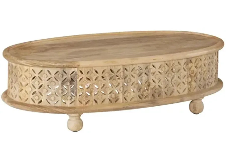 Imani Natural Oval Coffee Table-42