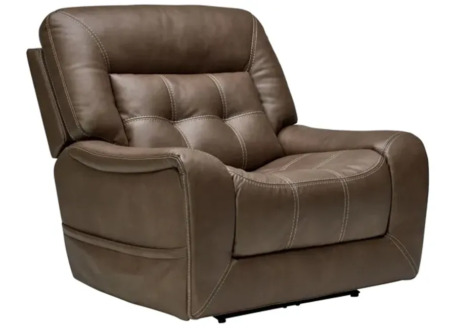 Billie Cappuccino Triple Power Big Man Recliner-45