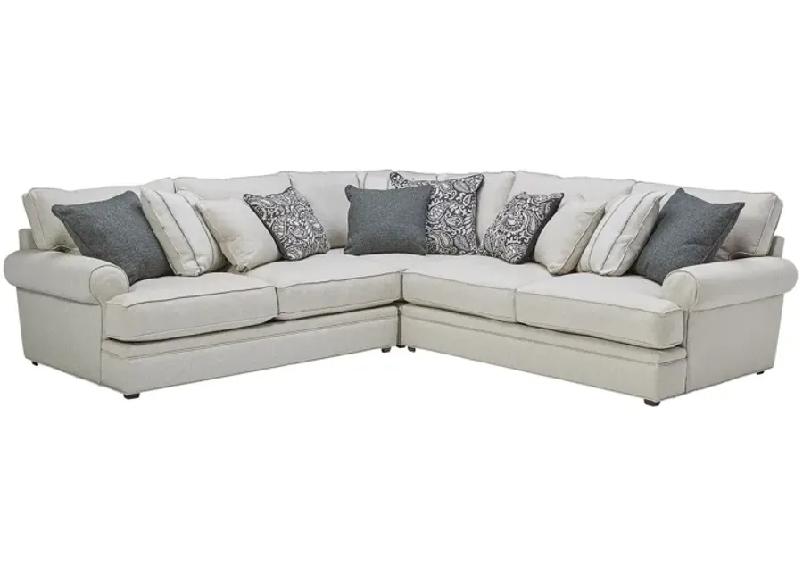 Lincoln Putty 3-Piece Sectional