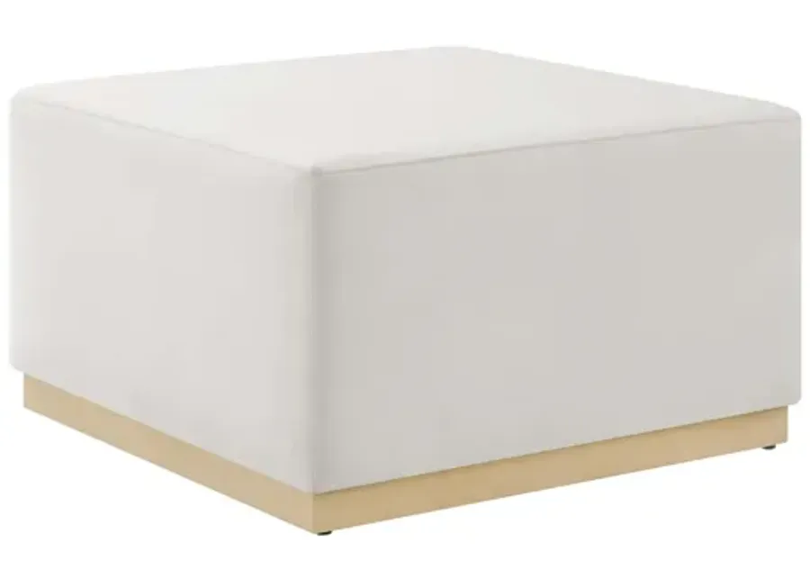Tilden Large 28" Square Performance Velvet Upholstered Ottoman-27