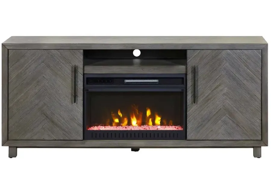 67" Fireplace Console-67