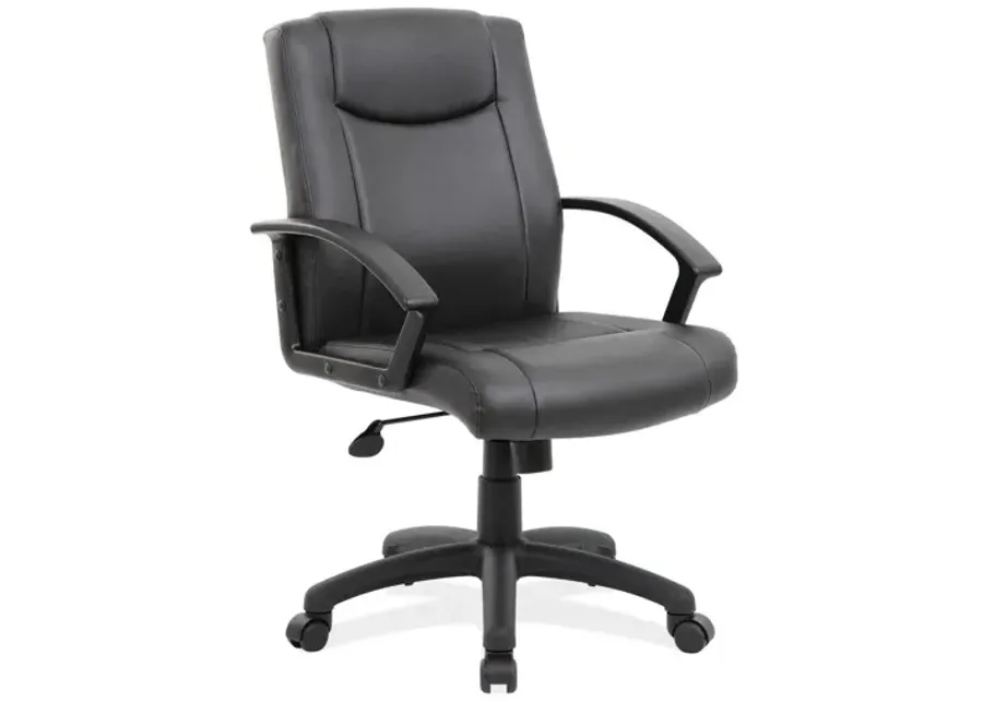 OfficeSource Advantage Collection Executive Mid Back with Black Frame-24 1 75379-officesource-advantage-collection-executive-mid-back-with-black-frame-24-1.webp