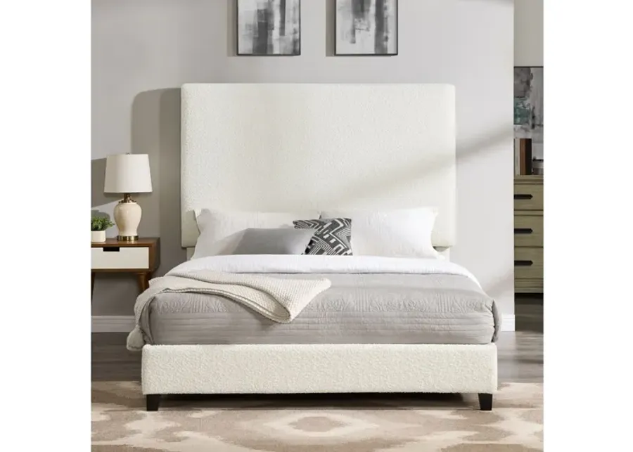 Bridger Upholstered Panel Queen Bed White-64