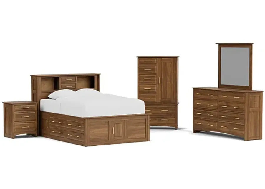 Simplicity 5-Piece Queen Storage Bedroom Set by Daniels Amish