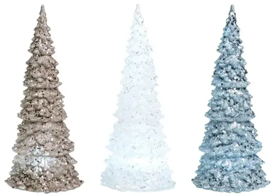 Assorted Acrylic Christmas Trees - Large