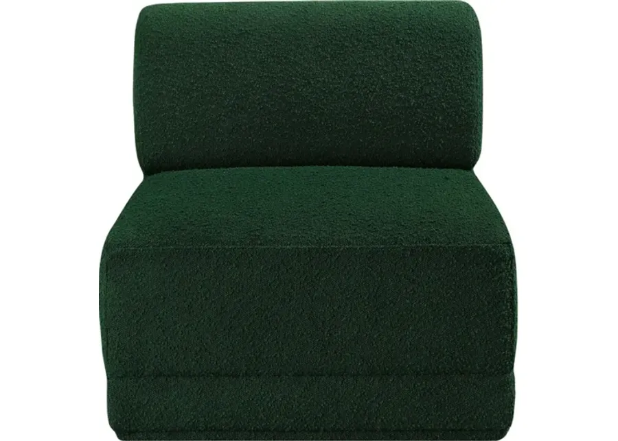 Ollie Boucle Green Armless Chair-30 1 76080-ollie-boucle-green-armless-chair-30-1.webp