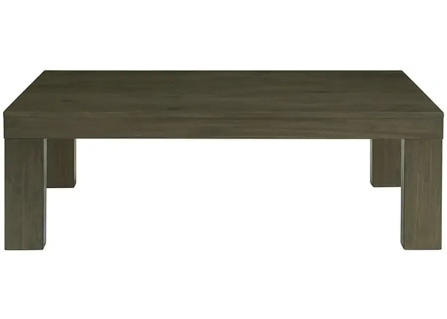 Square Coffee Table with Casters-48