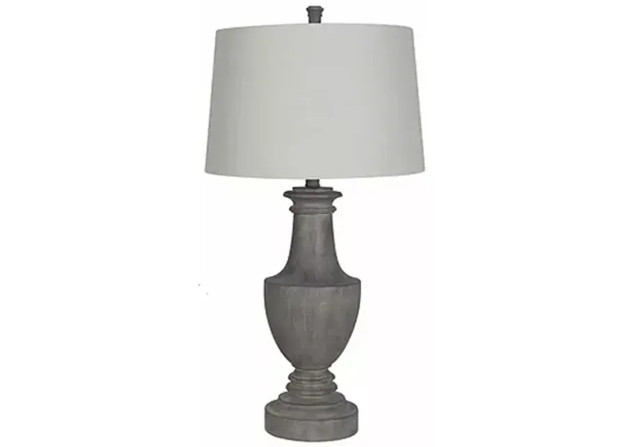 Grey Wood 31" Table Lamp-14