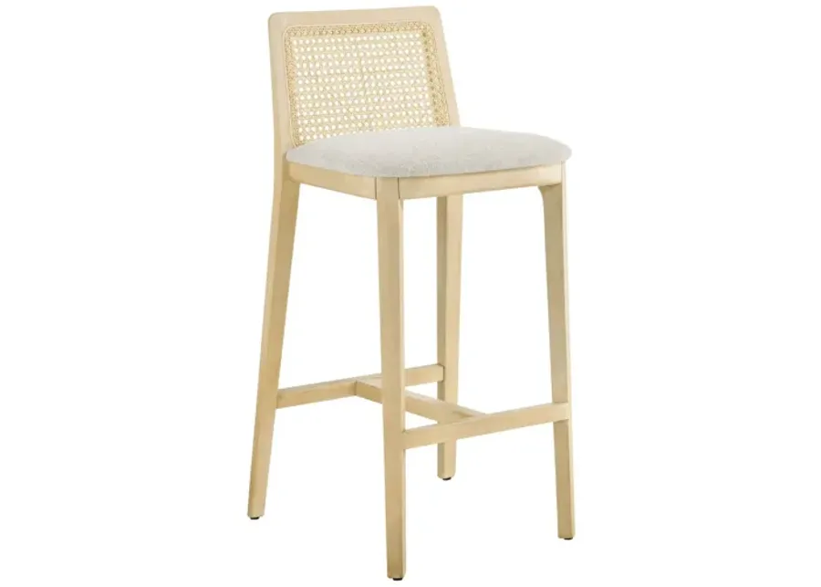 Monarch Wood and Rattan Bar Stool by Modway-18