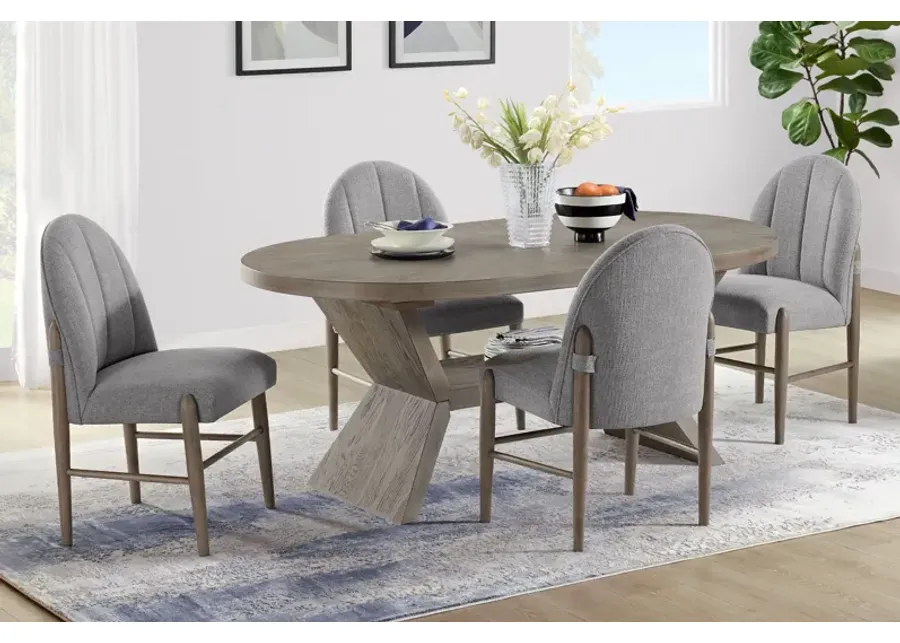 Kennedy Extendable Table + 4 Chairs