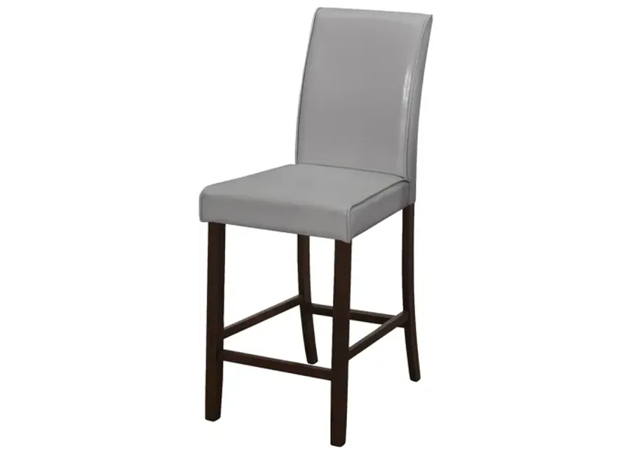 Monarch Specialties I 1902 - Grey Upholstered Counter Chair (Set of Two)-22