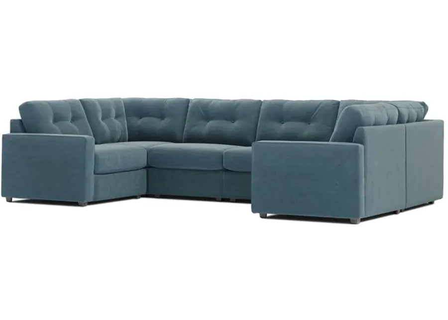ModularOne Teal 6-Piece Sectional-138