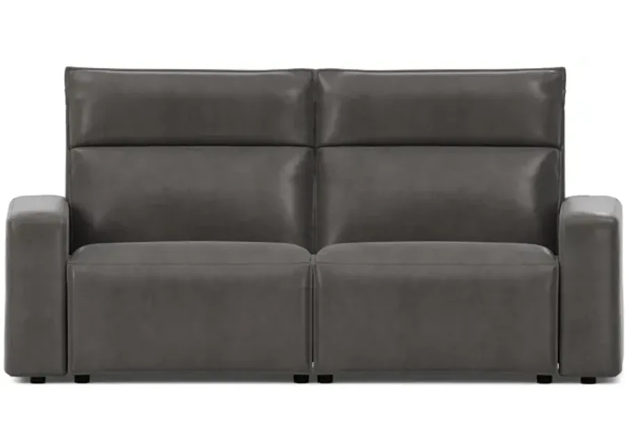 ModularTwo Grey Dual Power Reclining Loveseat-82