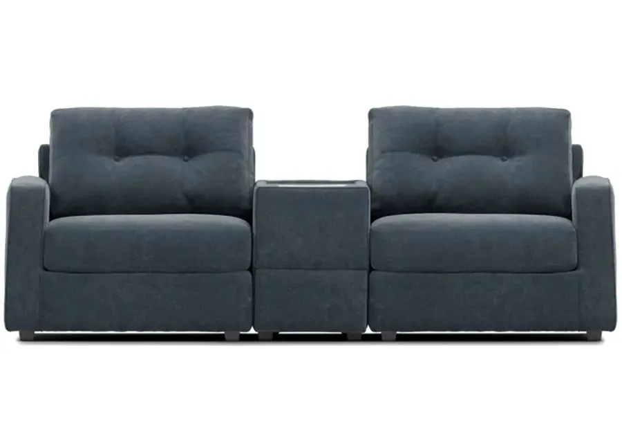 ModularOne Navy Console Loveseat-93