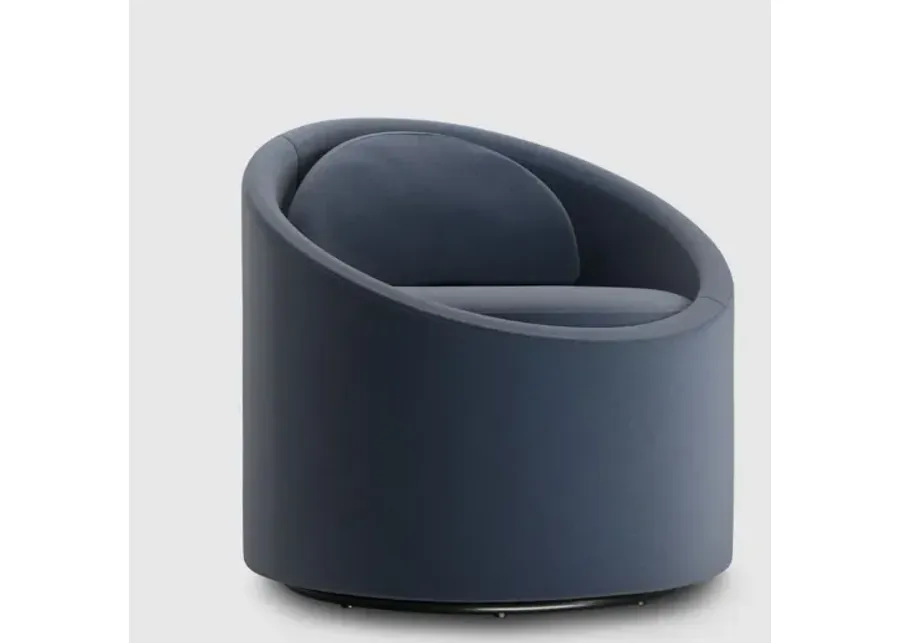 Gere Denim Swivel Chair-31